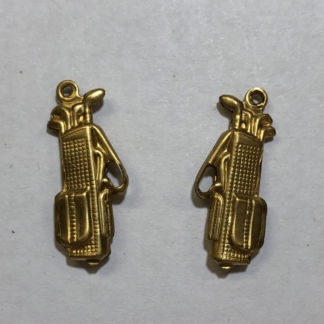 Medium Brass Golf Bag #1240