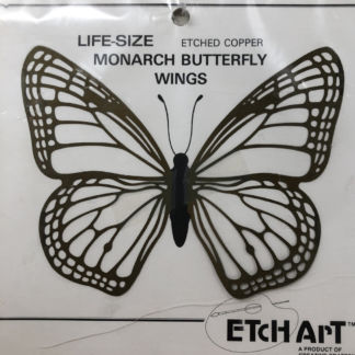 Brass Monarch Butterfly Wings