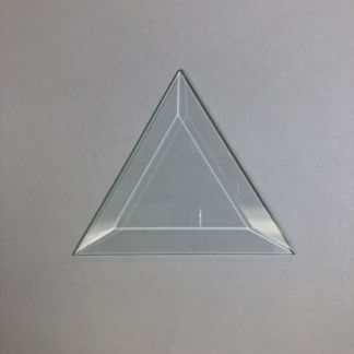Triangle Bevel Glass 4" x 4" x 4"