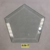 CFG136-5 Clear Pentagon Bevel