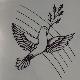 Engraved Clear Diamond Bevel - D305 Dove