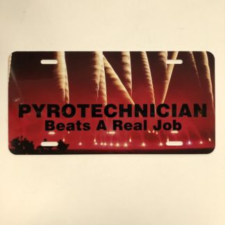 Pyrotechnicin-Beats A Real Job License Plate