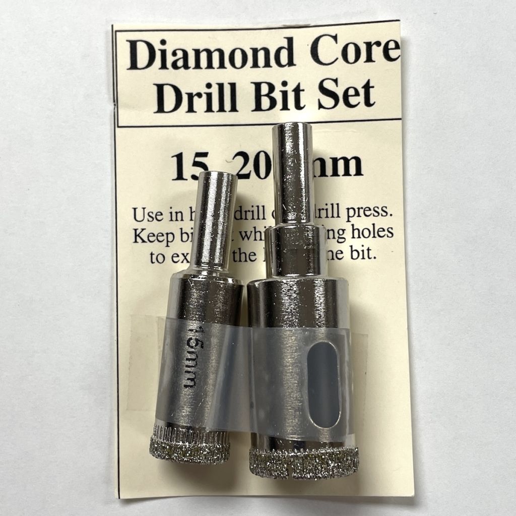 15 & 20mm Diamond Drill Bit Set