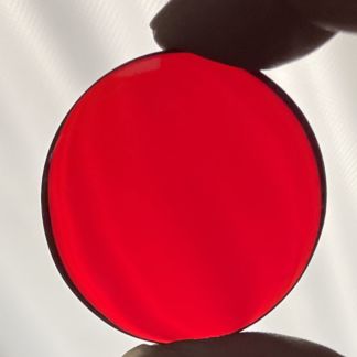 Smooth 35mm Round Jewel FB35-10 Red