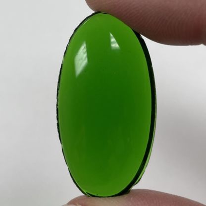 Smooth Oval Jewel - Green HM3619-03