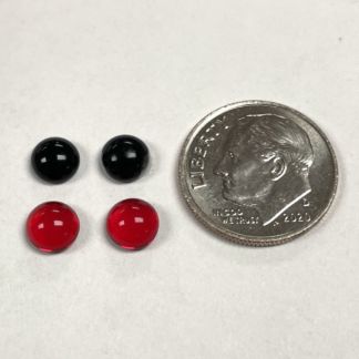 Jewel-Smooth Round 6mm - set of 2 -MC06