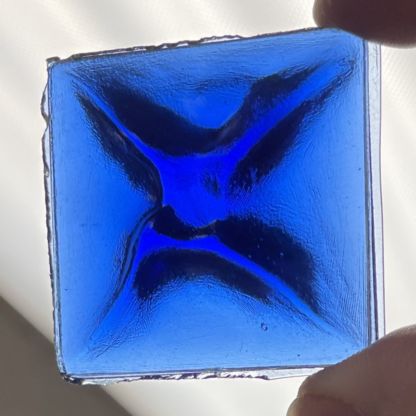 Old World Square 40mm Jewel -Blue CR40-04