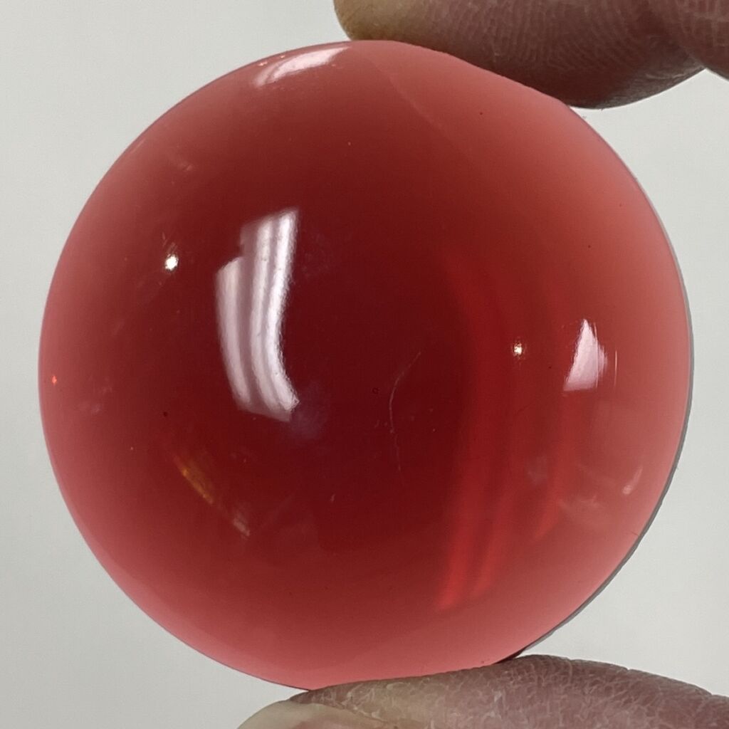 Smooth 40mm Round Jewel FB40-340 Cranberry