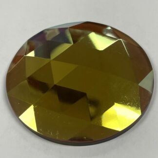 Dichroic Round 75mm Jewel BR75-02 Amber