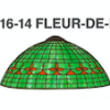 Worden G16-14 Fleur-De-Lis Lamp Pattern