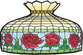 Worden RC22-15 Tiffany Rose Lamp Pattern