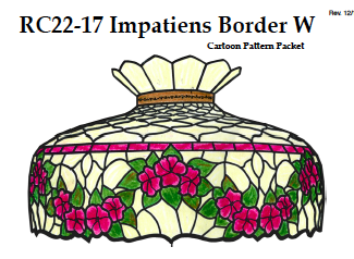 Worden RC22-17 Impatiens Border Lamp Pattern