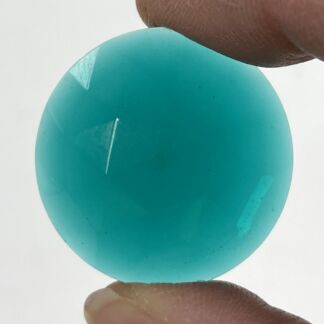 Faceted 30mm Round Jewel FR30-312 Aqua