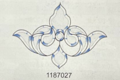 Clear Beveled Glass Cluster - AB027