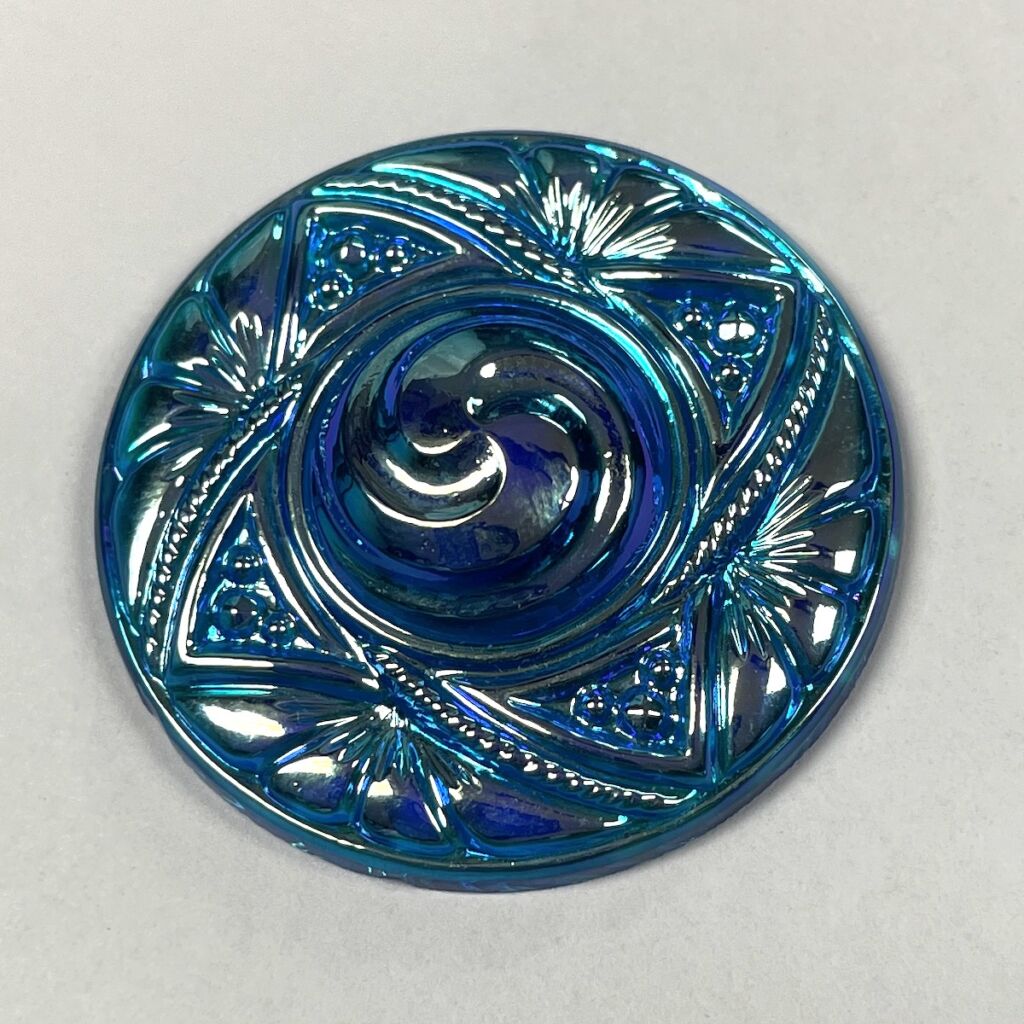 Dichroic Victorian Round 40mm Jewel- Clear DFR40-05 - Image 2
