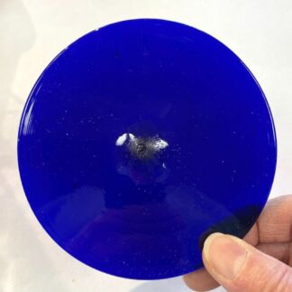 Rondel Blenko Handblown Glass 4" Colbalt Blue BL205