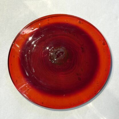 Rondel Handblown Glass 4" Red  MR102 - Image 4