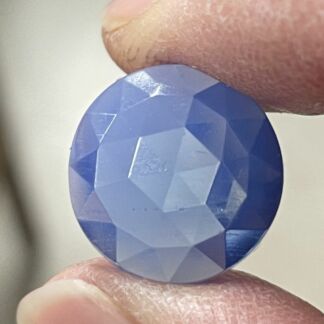 Faceted 15mm Round Jewel FR15-14 Opal Blue