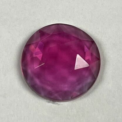 Faceted 15mm Round Jewel FR15-300 Fuchsia - Image 2