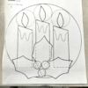 Pre-Cut Glass Kit- Holiday Candles