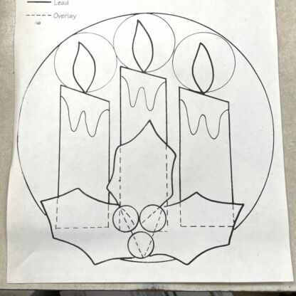 Pre-Cut Glass Kit- Holiday Candles