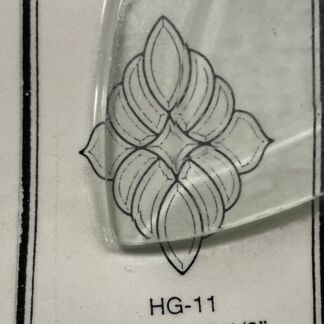 Clear Glass Bevel Set - HG11