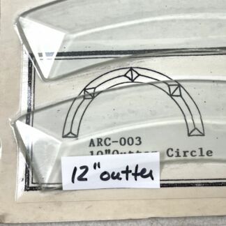 Bevel Glass Half Circle Border Set - HRC03