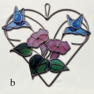 Pre-Cut Glass Kit- Hummer Heart Kit